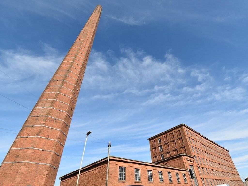 The Engine House At Dixons Chimney Near Carlisle Castle Unique Historic Apartment With 65 Inch Sky Glass And Private Parking Dış mekan fotoğraf